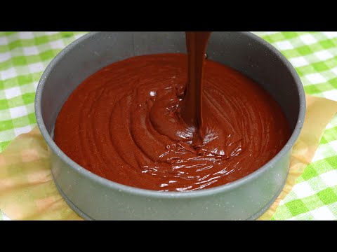 Видео: ГОТОВЛЮ ТОЛЬКО ТАК!! БЕЗ МИКСЕРА за 5 минут! Самый вкусный ШОКОЛАДНЫЙ БИСКВИТ | Кулинарим с Таней