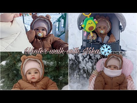 Видео: Зимняя прогулка с реборном Никой❄️ | Winter walk with reborn Nika💗