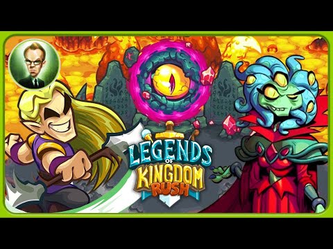 Видео: LEGENDS OF KINGDOM RUSH ФИНАЛ. Пламенный разлом. Прохождение игры