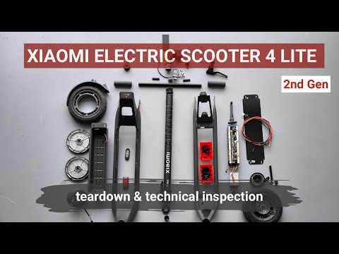 Видео: Разборка и технический обзор электросамоката Xiaomi Mi Electric Scooter 4 Lite (2-го поколения)