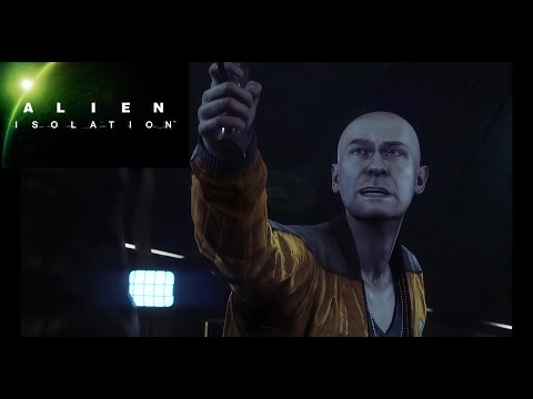 Видео: Тайное оружие против игрока и нервный друг. Alien: Isolation. серия 2.