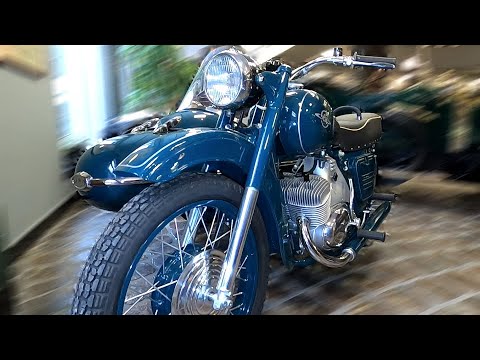 Видео: "Новый" ИЖ Юпитер из 60-ых, с боковым прицепом БП-62