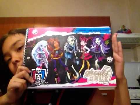 Видео: Мои вещи Monster High :)