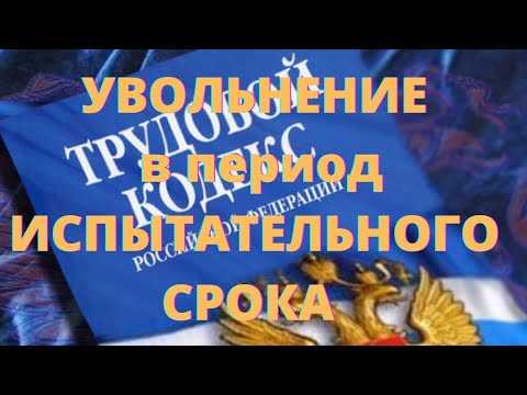 Видео: Порядок увольнения в период испытательного срока
