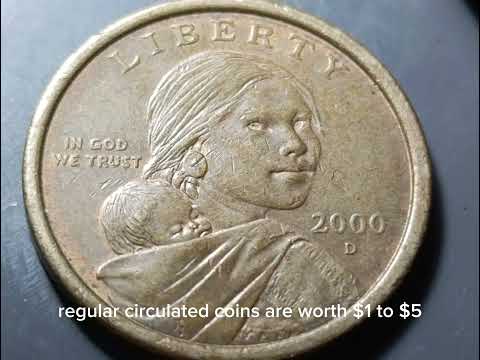 Видео: 🇺🇸. Доллар Сакагавеи 2000-D стоимостью до 1000 долларов — проверьте сдачу!💰