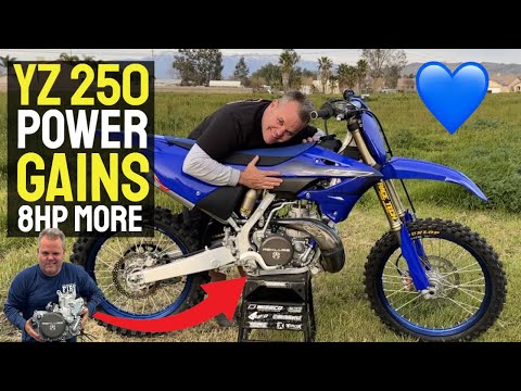 Видео: Модификация YZ250 с дополнительными 8 лошадиными силами