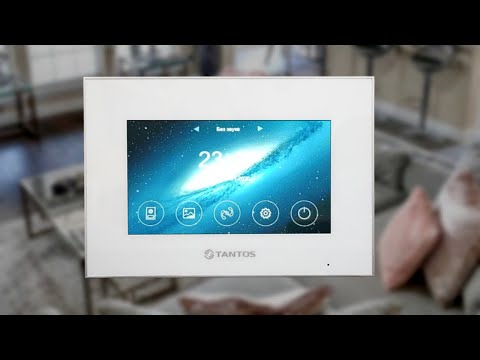 Видео: Меню видеодомофона Tantos Marilyn HD Wi-Fi IPS
