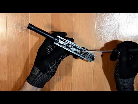 Видео: Парабеллум пневматический от Gletcher. Часть 2