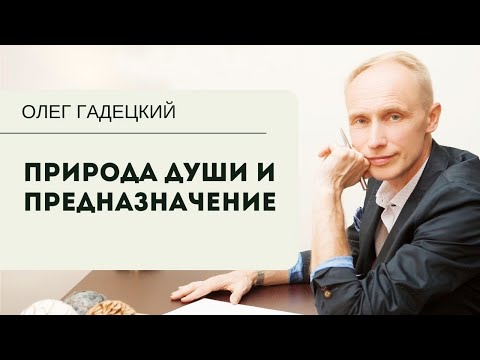Видео: Природа души и предназначение. Олег Гадецкий
