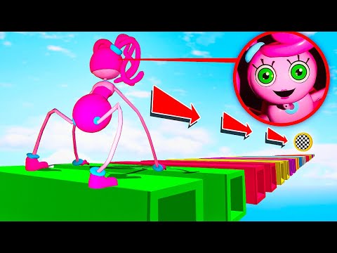 Видео: КАК ДАЛЕКО МАМА И ПАПА ДЛИННЫЕ НОГИ СМОГУТ ПРОБЕЖАТЬ ПО СЛОМАННОЙ ДОРОГЕ? ЭКСПЕРИМЕНТ В ГАРРИС МОД!