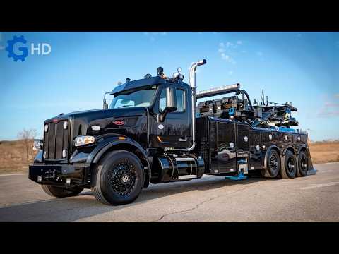 Видео: Самые удивительные эвакуаторы в мире, которые вы должны увидеть 1 ▶ Грузовой эвакуатор Peterbilt 389