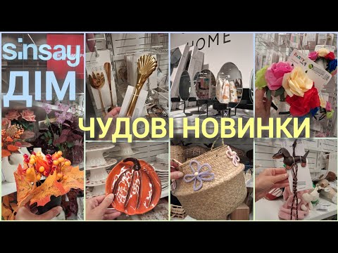Видео: Sinsay Дім оце так новинки✨ Ви побачите першими💕Посуд, подушки, декор 💕Ще більше грибів та жолудів🍄