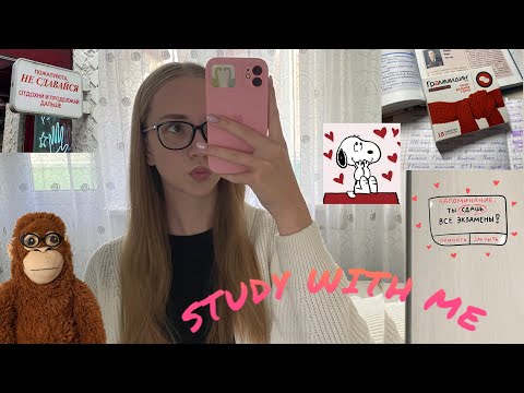 Видео: STUDY WITH ME📝💯|один день из жизни 11классницы| подготовка к экзаменам, уроки📘