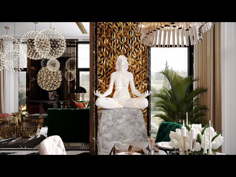 Видео: 3D Анимация роскошного интерьера | AVinteriors