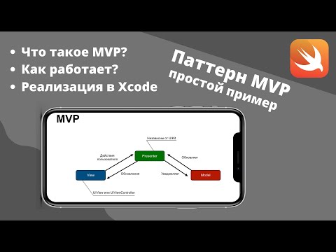 Видео: Model View Presenter (MVP) на Swift, iOS разработка