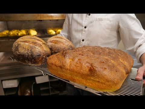 Видео: Удивительные пекари Токио! Милая пекарня, где также пекут гигантские буханки хлеба!