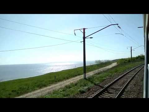 Видео: «Полёт по деревяшкам» Синявская - Морская на ЭД9М-0161 (ТЧ-4 Ростов)