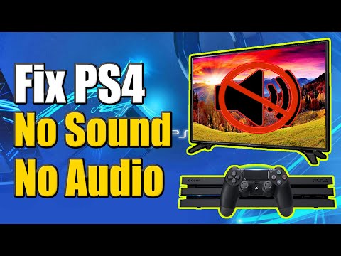 Видео: Как исправить отсутствие звука на телевизоре или в наушниках на PS4! (Быстрый способ!)