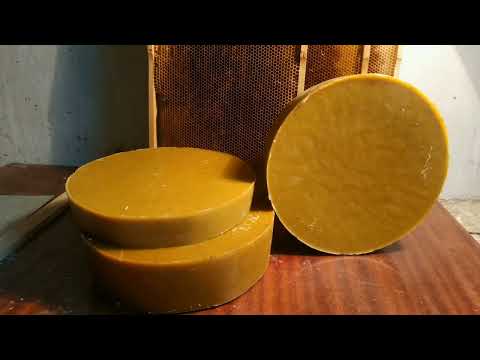 Видео: Перетопка на воск старих та бракованих рамок. Воскопрес?!