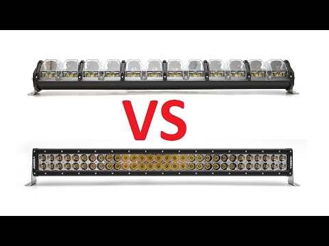 Видео: LED балка Aurora Evolve VS Aurora D1. Сравнение.