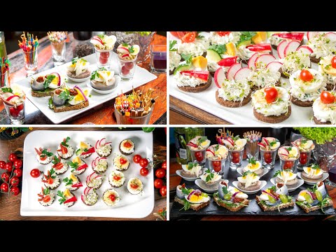 Видео: Рецепты быстрых и вкусных закусок! Невероятные идеи пумперникеля. Датский сэндвич. Попробуйте!