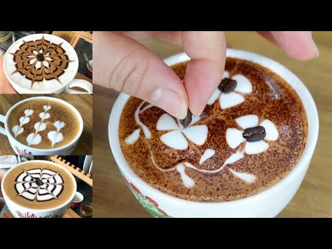 Видео: Создание латте-арта дома #3