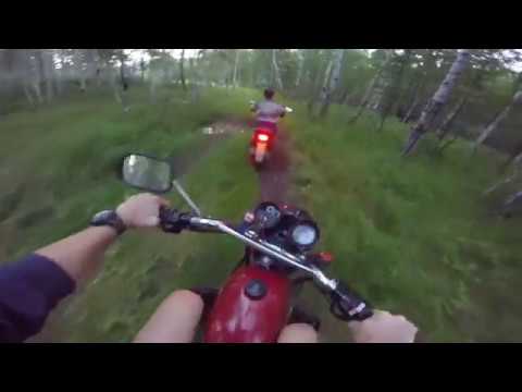 Видео: Покатушка на Минске125 I  БЫСТРАЯ покатушка