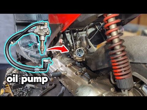 Видео: Ремонт масляного насоса мотоцикла Daelim A-FOUR 50