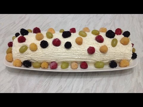 Видео: РУЛЕТ ЯГОДЫ на СНЕГУ. Очень вкусный...