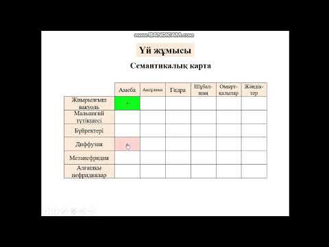 Видео: Анимацияланған семантикалық карта