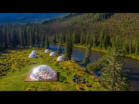 Видео: Глэмпинг на Алтае.