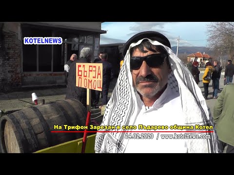 Видео: На Трифон ЗАРЕЗАН в с. Пъдарево / репортаж 2020 www.kotelnews.com