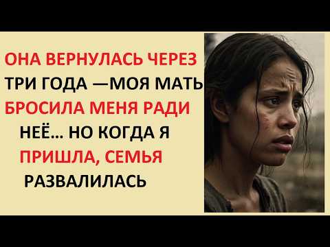 Видео: ОНА ВЕРНУЛАСЬ ЧЕРЕЗ ТРИ ГОДА — МОЯ МАТЬ БРОСИЛА МЕНЯ РАДИ НЕЁ… НО КОГДА Я ПРИШЛА, СЕМЬЯ РАЗВАЛИЛАСЬ