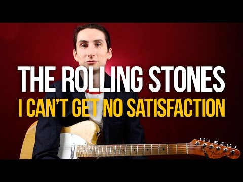 Видео: Как играть на гитаре The Rolling Stones I Can't Get No Satisfaction - Уроки игры на гитаре