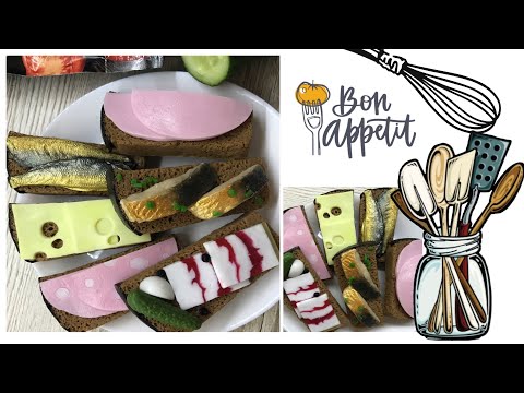 Видео: Мыловарение❤️Мастер-класс "6 аппетитных  бутербродов"❤️soap•DIY