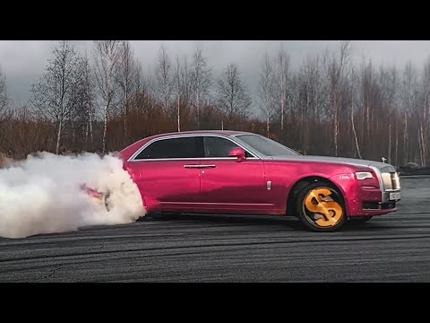 Видео: Самый дорогой дрифт в моей жизни! - Боком на Rolls-Royce на все бабки!