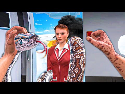 Видео: КРУШЕНИЕ САМОЛЕТА БОИНГ 737 СО ЗМЕЯМИ В VR - Newtons Playground VR