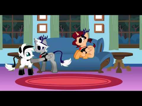 Видео: Пони прикол" он , она и её кот"(пони креатор )