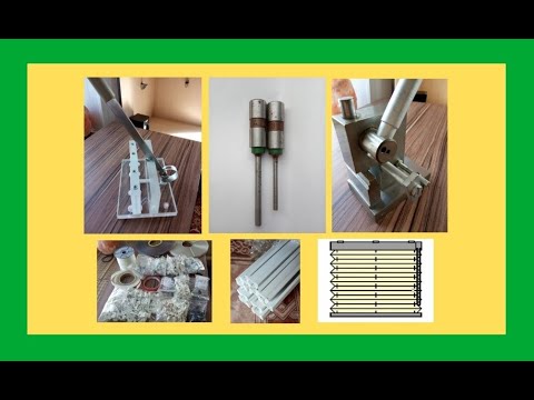 Видео: Оборудование для изготовления штор плиссе