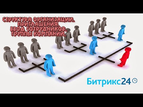 Видео: Структура компании в Битрикс24 (Сотрудники, группы, роли, отделы, иерархия).