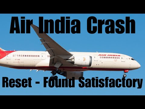 Видео: Крушение Air India — сброс и поиск удовлетворительного решения #airindiaai171