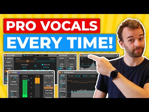 Видео: Обрабатывайте вокал как профессионал в Ableton
