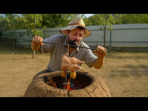 Видео: Он ждал эту хрустящую курицу тандури 4 часа! 🍗🔥