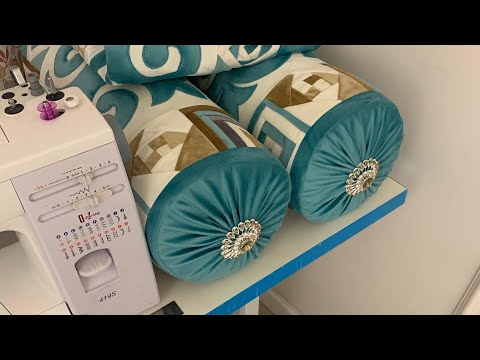 Видео: Валик . Шынтақ жастық. Конфетка мастер класс . Өз қолыңмен Тігіп үйрен .