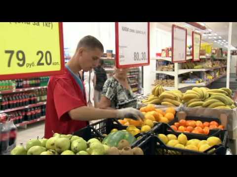 Видео: Полукопченая колбаса "Краковская" торговой марки Велком