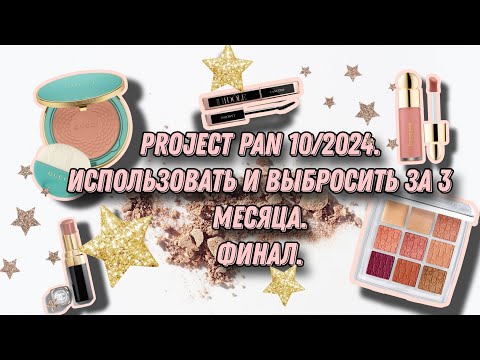 Видео: Project pan 10/2024. Использовать и выбросить за 3 месяца. Финал 👍🌟.