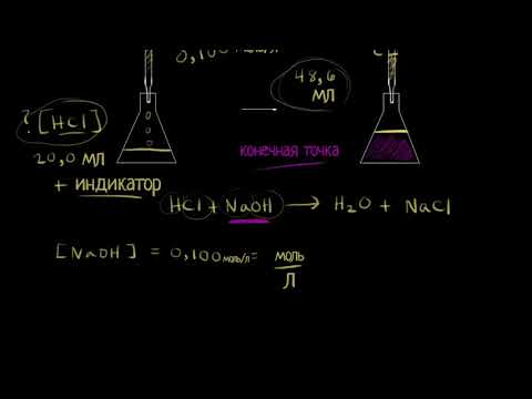Видео: Введение в титрование (видео 1)| Титриметрический анализ | Химия