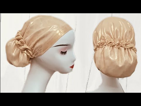 Видео: Астарлы Aжар тюрбан тігу. Готовый тюрбан. Дайын орамал.Turban sewing. Из шарфа тюрбан.