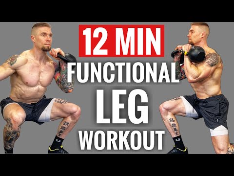 Видео: Функциональная прокачка: 12-минутная тренировка ног с гирей | ПОДПИСЫВАЙТЕСЬ