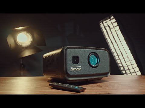 Видео: Game Changer Проектор для домашнего кено Everycom Cubelite MAX